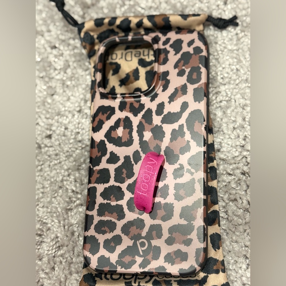 Iphone 16 Pro Max Loopy Case Leopard (Lefty)